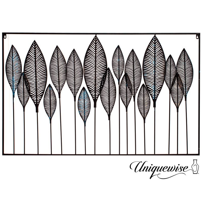 Uniquewise Multicolor Leaf Artistry Metal Wall Décor for Entryway, Dining Room, Kitchen, Office, Bedroom and Hallway, 4 of 7
