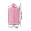Unique Bargains Women's Sponge Foam Hair Roller 3.27"x1.73" Pink 6 Pcs - 4 of 4