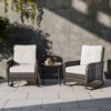 EAGLE PEAK Rustic Veranda Patio Bistro Set, Outdoor Wicker Furniture - 2 of 4