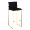 TOAOTBNBOB Comfortable Barstools with High Back, Modern Bar Chairs with Padded Backrest, Upholstered Bar Stools for Kitchen Island - 2 of 4