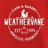Girl's Wednesday Weathervane Cafe Logo T-Shirt - 2 of 4