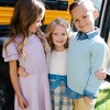 Hope & Henry Girls' Organic Double Flutter Sleeve Sweater Dress, Toddler - 3 of 4