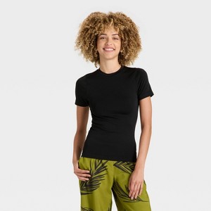 Women's Slim Fit Seamless Short Sleeve T-Shirt - A New Day™ - 1 of 4