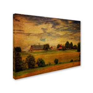 Trademark Fine Art -Lois Bryan 'Summer Farm' Canvas Art - 1 of 3