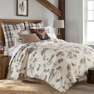 Levtex Home Lodge Toile Quilt - Thumbnail 4