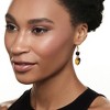Ross-Simons Italian Black and Golden-Hued Murano Glass Bead Cat Drop Earrings With 18kt Gold Over Sterling - 2 of 3