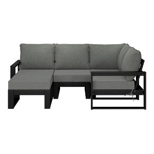 WestinTrends Montara 5-piece Outdoor Sectional Modular Patio Furniture Sofa Set - 1 of 4