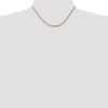 Black Bow Jewelry 2.75mm 10k Yellow Gold Flat Figaro Chain Necklace - 2 of 4