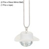 Unique Bargains Shiny Surface Ornament Car Party Accessory Hanging Disco Ball 2 Pcs - 3 of 4