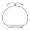 Black Bow Jewelry Sterling Silver Boston Bruins NHL ID Bracelet 9 Inch - 2 of 4