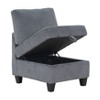 CAVINAS Corduroy Accent Chair with Hidden Storage Under Seat,Modern Upholstered Living Room Chairs,Reading Chairs for Living Room - 4 of 4