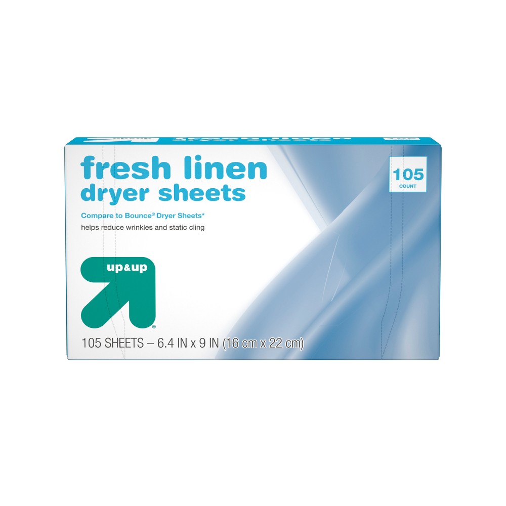 up & up Fresh Linen Scent Dryer Sheets 105 ct