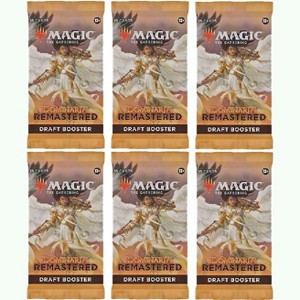Magic the Gathering 6 Packs MTG Draft Booster Pack Lot MTG Dominaria Remastered - 1 of 1