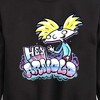 Boys' - Hey Arnold! - Airbrush Arnold Graphic Long Sleeve Fleece Sweatshirt - 2 of 4