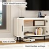 Dyonery 70" Fluted tv Stand with Adjustable Shelf for Living Room,Entertainment Center TV Stand for TV Up to 80 Inch,Television Media Console Table - 4 of 4
