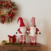 Melrose Plush Standing Holiday Elf Decor (Set of 2) - 3 of 3