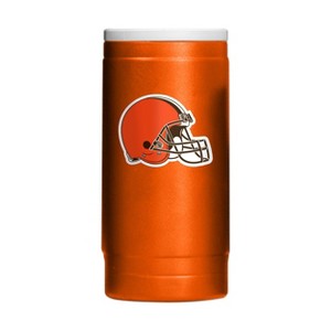 NFL Cleveland Browns Flipside Powder Coat Slim Can Coolie - 12oz - 1 of 2