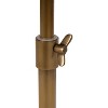 Kate and Laurel Engles Adjustable Metal Side Table, 14x14x30, Gold - 4 of 4