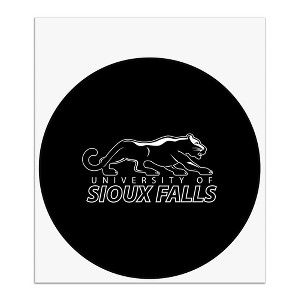 University of Sioux Falls Secondary Logo Automotive Car Window Locker Circle Bumper Sticker - 1 of 4