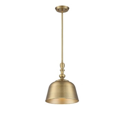 Savoy House Berg 1 - Light Pendant in  Warm Brass