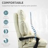 High Back Executive Office Chair with Padded Armrests and Footrest, Adjustable Reclining Desk Chair for Home or Work Space-3irtyhousy - 3 of 4
