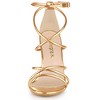 Allegra K Women's Open Toe Strappy Buckle Straps Stiletto Heel Sandals - 2 of 4