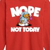 Boys' - Garfield - Nope Not Today Long Sleeve Graphic T-Shirt - 2 of 4