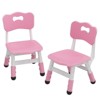 coucheta 4 Pack Kids Chair, 3 Level Height Adjustable, Plastic Toddler Chairs for Children Boys Girls Age 2-6, for Classroom Nursery Indoor Use - 2 of 4