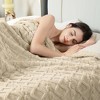 Aoibox Fleece Throw Blanket - Cozy Soft Lightweight Fuzzy Blanket for Women, Warm Gift for Birthday Christmas Halloween - 4 of 4