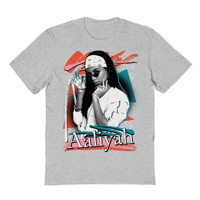 Aaliyah Men's Retro Tie Dye Short Sleeve Graphic Cotton T-Shirt