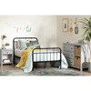 South Shore Twin Cotton Candy Metal Complete Kids' Bed Black - 2 of 4