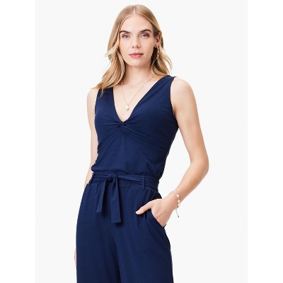 Nic + Zoe Women's Shelf Bra Tank - Dark Indigo, Pl : Target