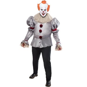 Rubies Men's Big and Tall It 2017 Pennywise Costume with Mask - 1 of 4