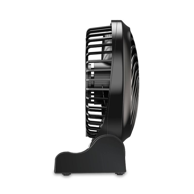 Personal Rechargeable Fan Black - Holmes, 4 of 19