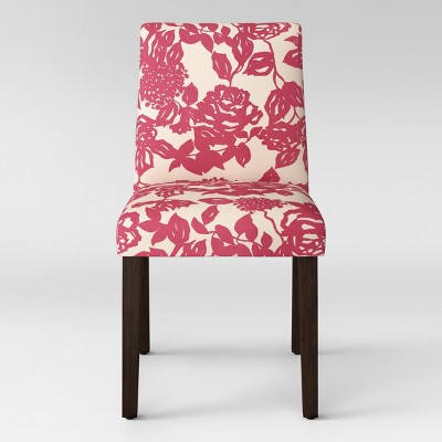 Modern Dining Chair Abstract Raspberry Rose - Project 62™