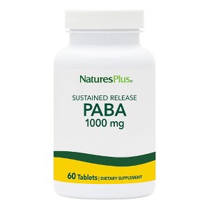 Paba 1,000mg Time Release by Nature's Plus  -  60 Sustained Release Tablet - 1 of 2