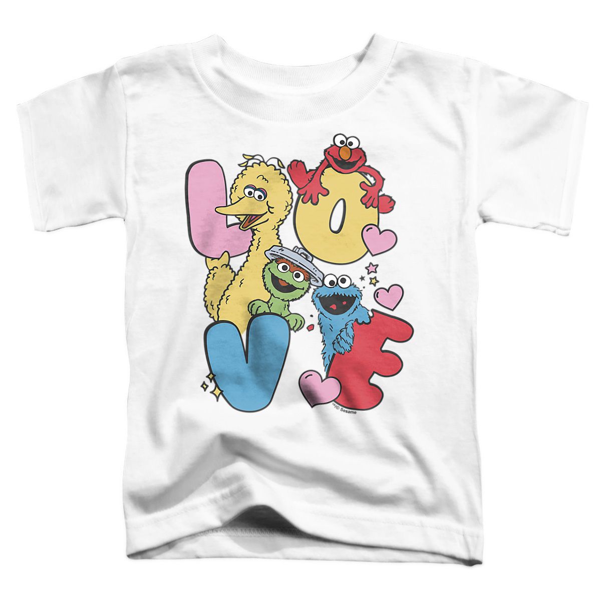 Toddler Boys' Sesame Street Character Love Valentine T-Shirt