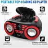 Pyle Classic-Style Bluetooth Radio System - Red - 2 of 4