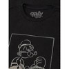 Tee Luv Popeye The Sailor Man Salty T-Shirt - Black XX-Large - 2 of 2