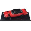 1971 Plymouth GTX Rally Red with Black Top and Stripes 1/43 Diecast Model Car by IXO Models - 3 of 4