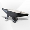 Zevemomo 66 Lbs Cast Steel Anvil for Blacksmithing & Jewelry Making, Hardened Forging Tool with Round Horn, Pritchel Hole & Large Workface - Black - 3 of 4