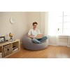 Intex Inflatable Contoured Corduroy Beanless Bag Lounge Chair, Grey | 68579EP - 4 of 4