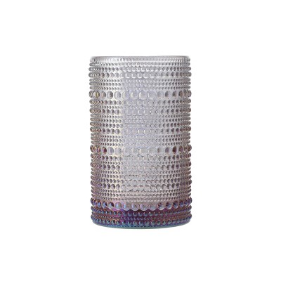 13oz Vintage Beaded Glass Tall Tumbler