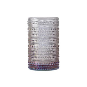 13oz Vintage Beaded Glass Tall Tumbler - 1 of 2