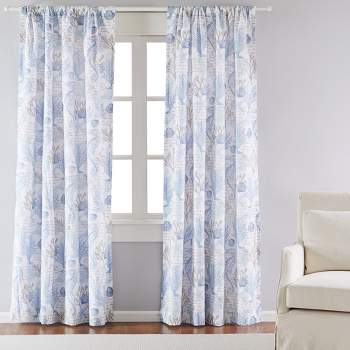 Galapagos Lined Curtain Panel with Rod Pocket - Levtex Home