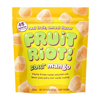 Fruit Riot Frozen Sour Candy Mango - 8oz