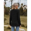BLUEMING Womens Pullover Sweaters Long Sleeve Crew Neck Sweaters Tunic Sweatshirts Curved Hem Outfits - 2 of 4