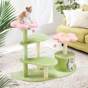 EROMMY 37" H Cat Tree,Cat Tower with Sisal Scratching Posts for Indoor Cats - 1 of 4