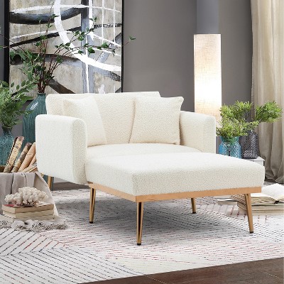MOONMISS classic style chaise lounge chair,accent chair for Living Room, bedroom