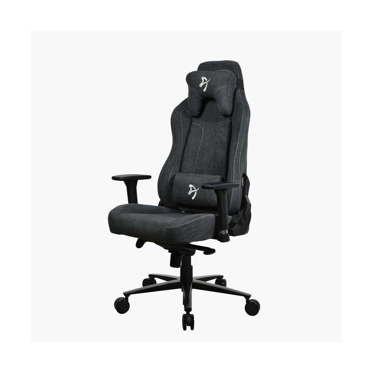 Arozzi Vernazza Soft Fabric Office and Gaming Chair with Soft Neck Lumbar Support Pillows